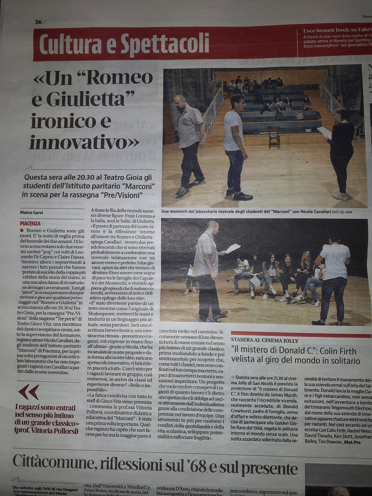 Un Romeo e giulietta ironico e innovativo